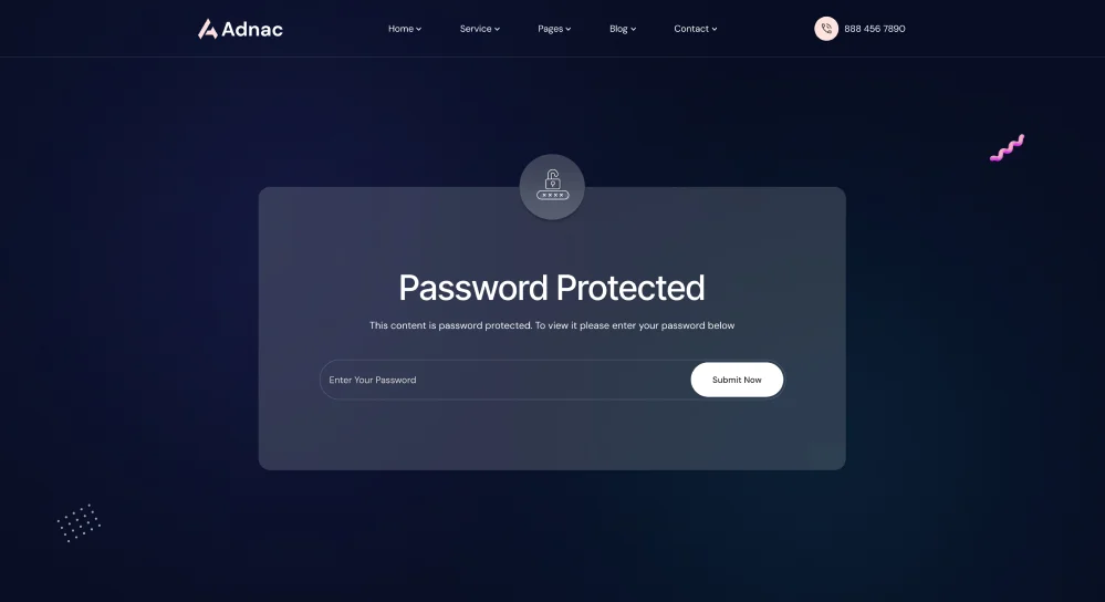 Password Protected
